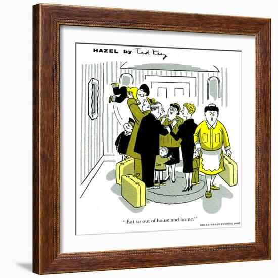 Hazel Cartoon-Ted Key-Framed Giclee Print