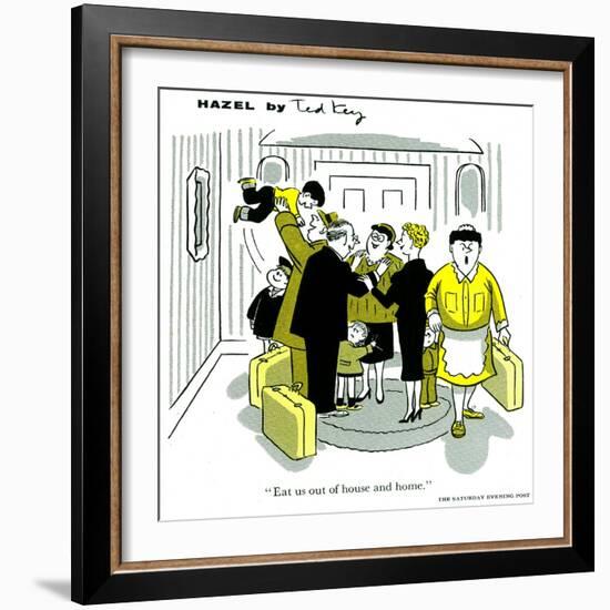 Hazel Cartoon-Ted Key-Framed Giclee Print