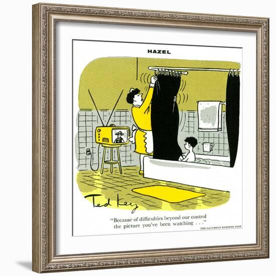 Hazel Cartoon-Ted Key-Framed Giclee Print