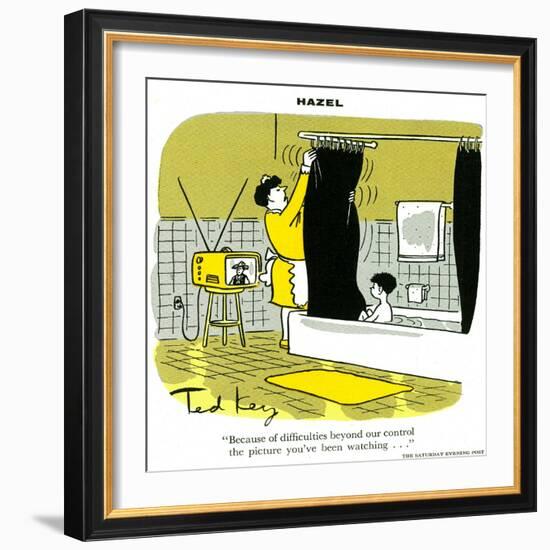 Hazel Cartoon-Ted Key-Framed Giclee Print