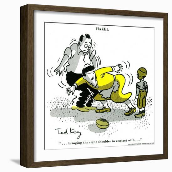 Hazel Cartoon-Ted Key-Framed Giclee Print