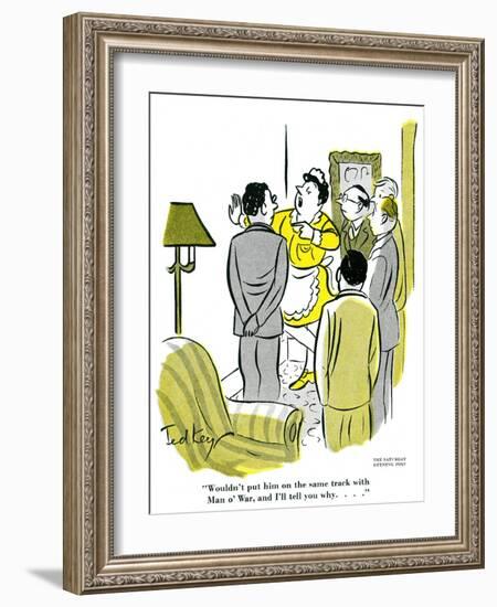 Hazel Cartoon-Ted Key-Framed Giclee Print