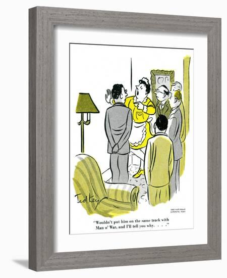 Hazel Cartoon-Ted Key-Framed Giclee Print