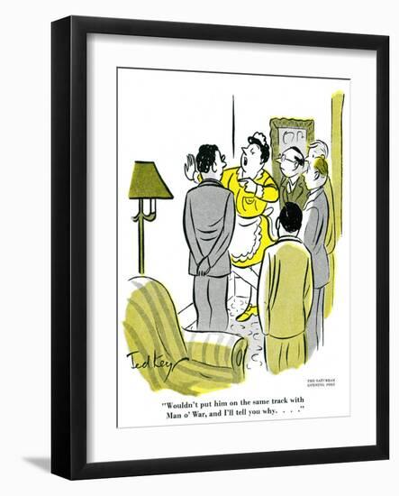 Hazel Cartoon-Ted Key-Framed Giclee Print