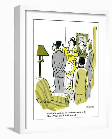 Hazel Cartoon-Ted Key-Framed Giclee Print