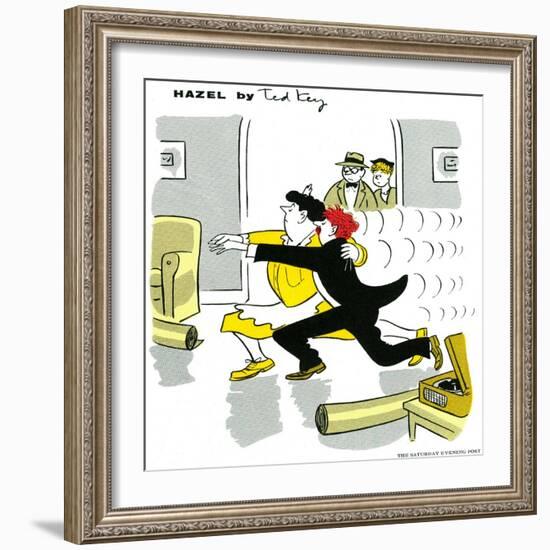 Hazel Cartoon-Ted Key-Framed Giclee Print