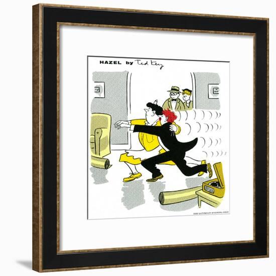 Hazel Cartoon-Ted Key-Framed Giclee Print