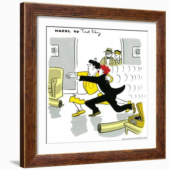 Hazel Cartoon-Ted Key-Framed Giclee Print