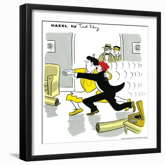 Hazel Cartoon-Ted Key-Framed Giclee Print