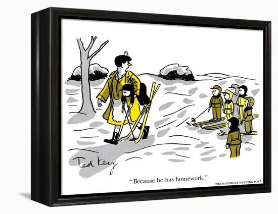 Hazel Cartoon-Ted Key-Framed Premier Image Canvas