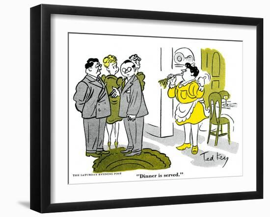 Hazel Cartoon-Ted Key-Framed Giclee Print