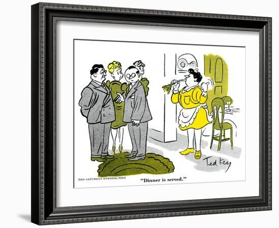 Hazel Cartoon-Ted Key-Framed Giclee Print