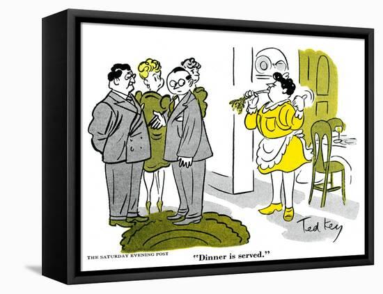 Hazel Cartoon-Ted Key-Framed Premier Image Canvas