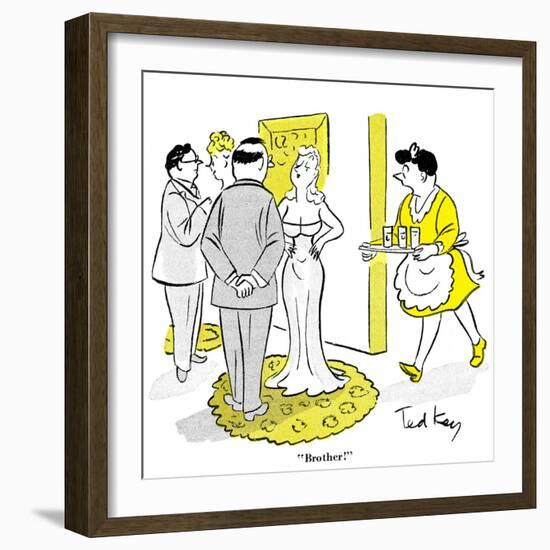 Hazel Cartoon-Ted Key-Framed Giclee Print