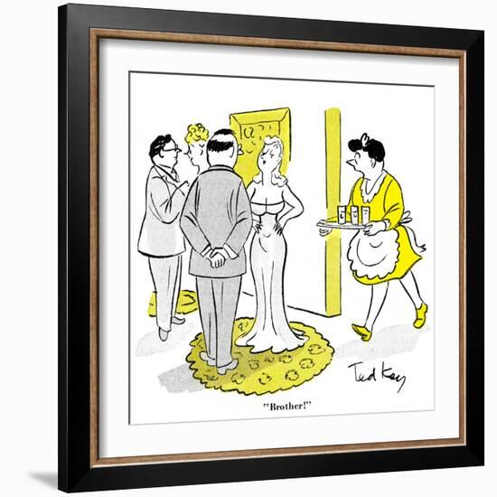 Hazel Cartoon-Ted Key-Framed Giclee Print