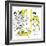 Hazel Cartoon-Ted Key-Framed Giclee Print