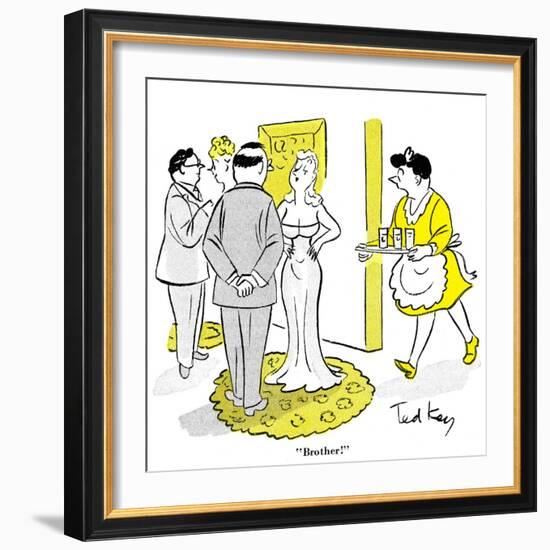 Hazel Cartoon-Ted Key-Framed Giclee Print