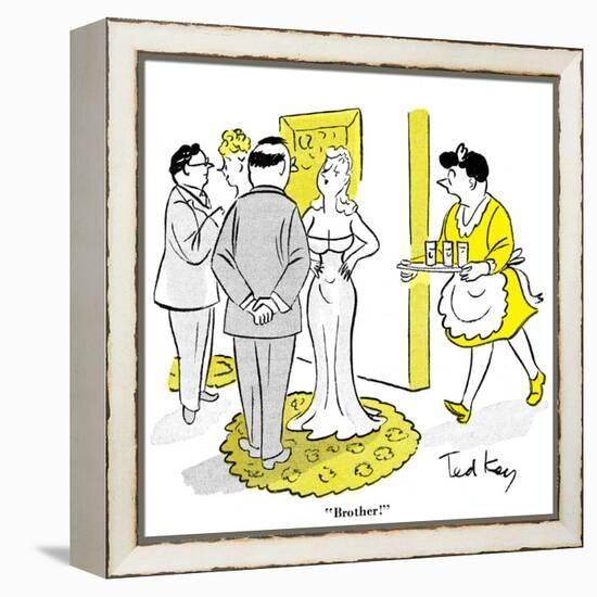 Hazel Cartoon-Ted Key-Framed Premier Image Canvas