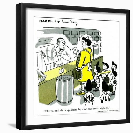 Hazel Cartoon-Ted Key-Framed Giclee Print