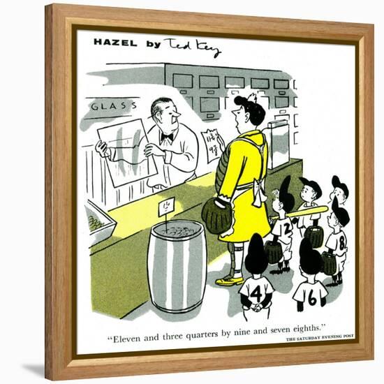 Hazel Cartoon-Ted Key-Framed Premier Image Canvas