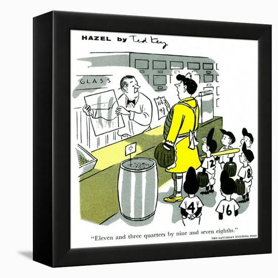 Hazel Cartoon-Ted Key-Framed Premier Image Canvas