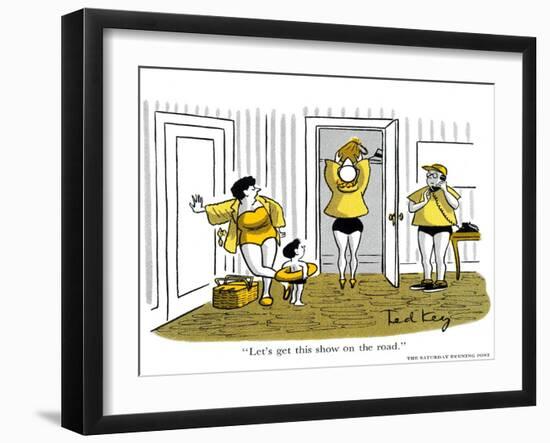 Hazel Cartoon-Ted Key-Framed Giclee Print