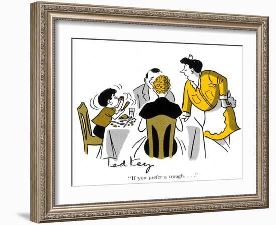 Hazel Cartoon-Ted Key-Framed Giclee Print