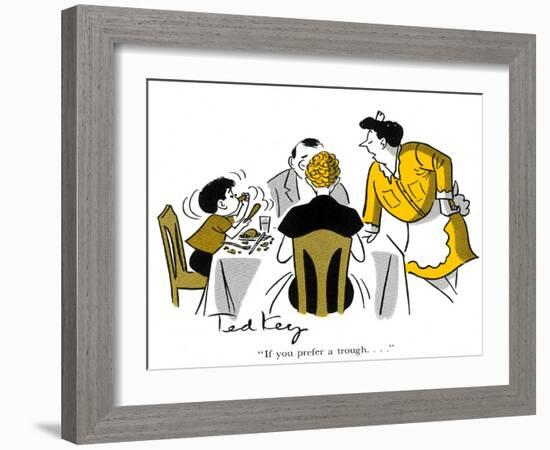 Hazel Cartoon-Ted Key-Framed Giclee Print