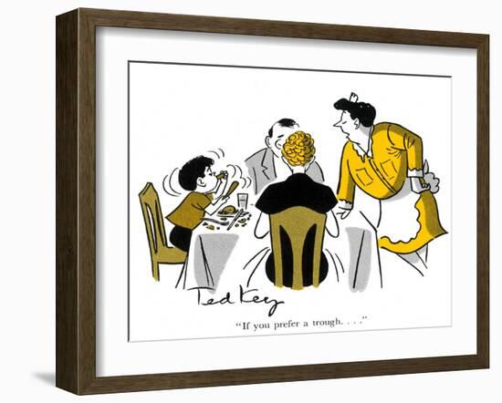 Hazel Cartoon-Ted Key-Framed Giclee Print