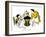 Hazel Cartoon-Ted Key-Framed Giclee Print