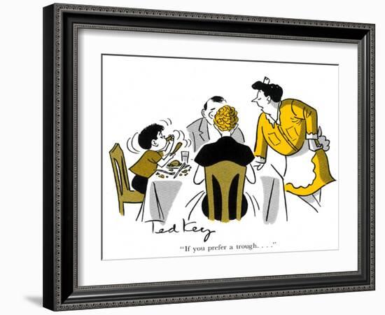 Hazel Cartoon-Ted Key-Framed Giclee Print