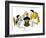 Hazel Cartoon-Ted Key-Framed Giclee Print