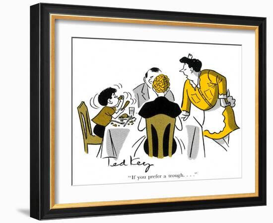 Hazel Cartoon-Ted Key-Framed Giclee Print