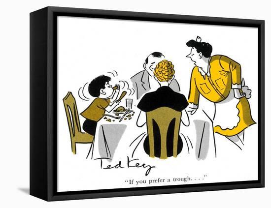 Hazel Cartoon-Ted Key-Framed Premier Image Canvas