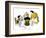 Hazel Cartoon-Ted Key-Framed Giclee Print