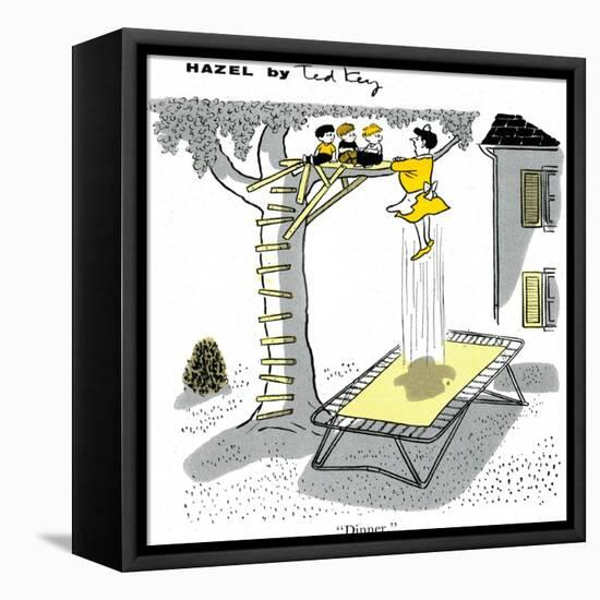 Hazel Cartoon-Ted Key-Framed Premier Image Canvas