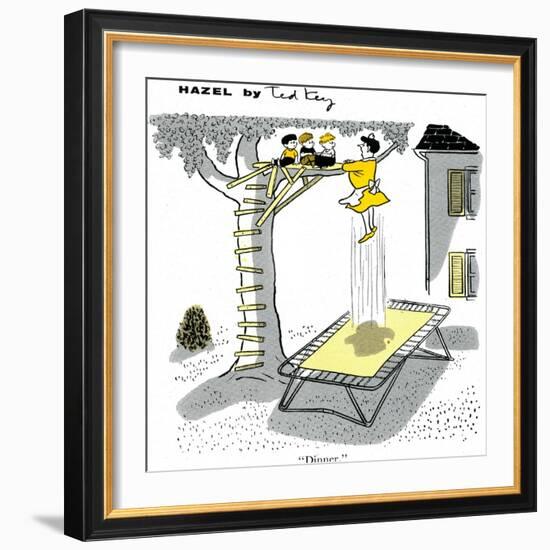 Hazel Cartoon-Ted Key-Framed Giclee Print