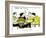 Hazel Cartoon-Ted Key-Framed Giclee Print