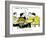 Hazel Cartoon-Ted Key-Framed Giclee Print