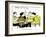 Hazel Cartoon-Ted Key-Framed Giclee Print