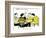 Hazel Cartoon-Ted Key-Framed Giclee Print