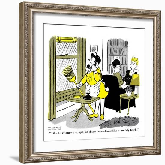 Hazel Cartoon-Ted Key-Framed Giclee Print