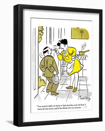 Hazel Cartoon-Ted Key-Framed Giclee Print