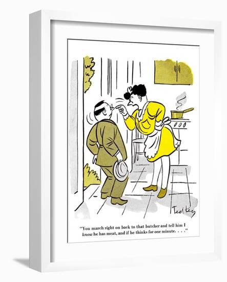 Hazel Cartoon-Ted Key-Framed Giclee Print