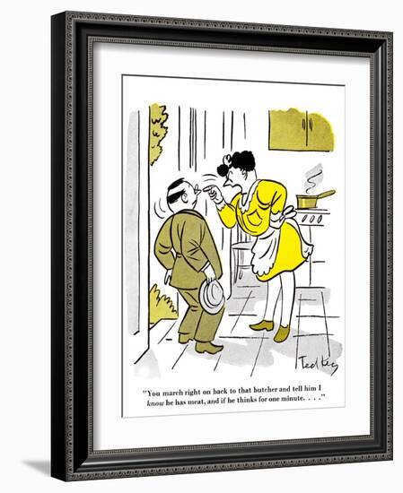 Hazel Cartoon-Ted Key-Framed Giclee Print