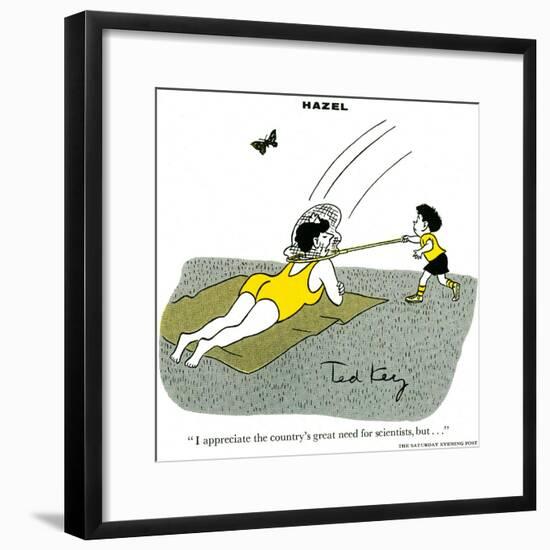 Hazel Cartoon-Ted Key-Framed Giclee Print