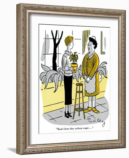 Hazel Cartoon-Ted Key-Framed Giclee Print