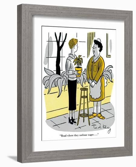 Hazel Cartoon-Ted Key-Framed Giclee Print