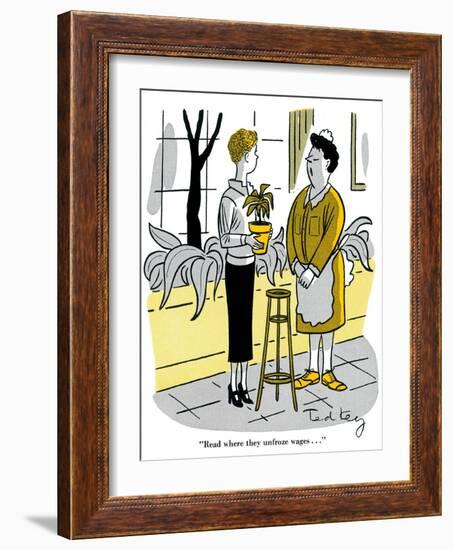 Hazel Cartoon-Ted Key-Framed Giclee Print