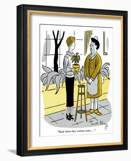 Hazel Cartoon-Ted Key-Framed Giclee Print